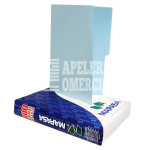 FOLDER T. OFICIO COLOR AZUL C/U 